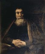 REMBRANDT Harmenszoon van Rijn Portrait of an Old man oil painting artist